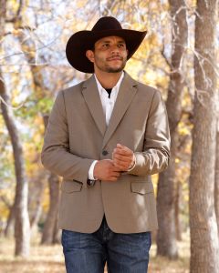 *Mens Western Sport Coat - BRN - MWJ1966001