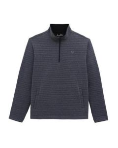 *Mens George Strait Knit 1/4 Zip Pullover - Blue - 112381929
