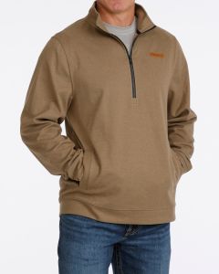 *Mens 1/2 Zip Pullover - BRN - MWK1913005