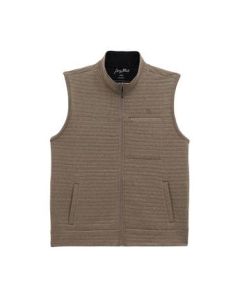 *Mens George Strait Knit Full Zip Vest - Tan - 112381930